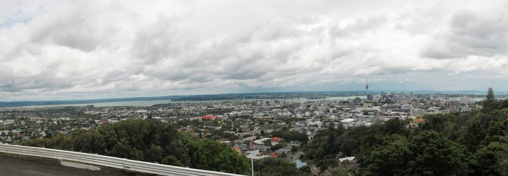 Vista panorámica de Auckland