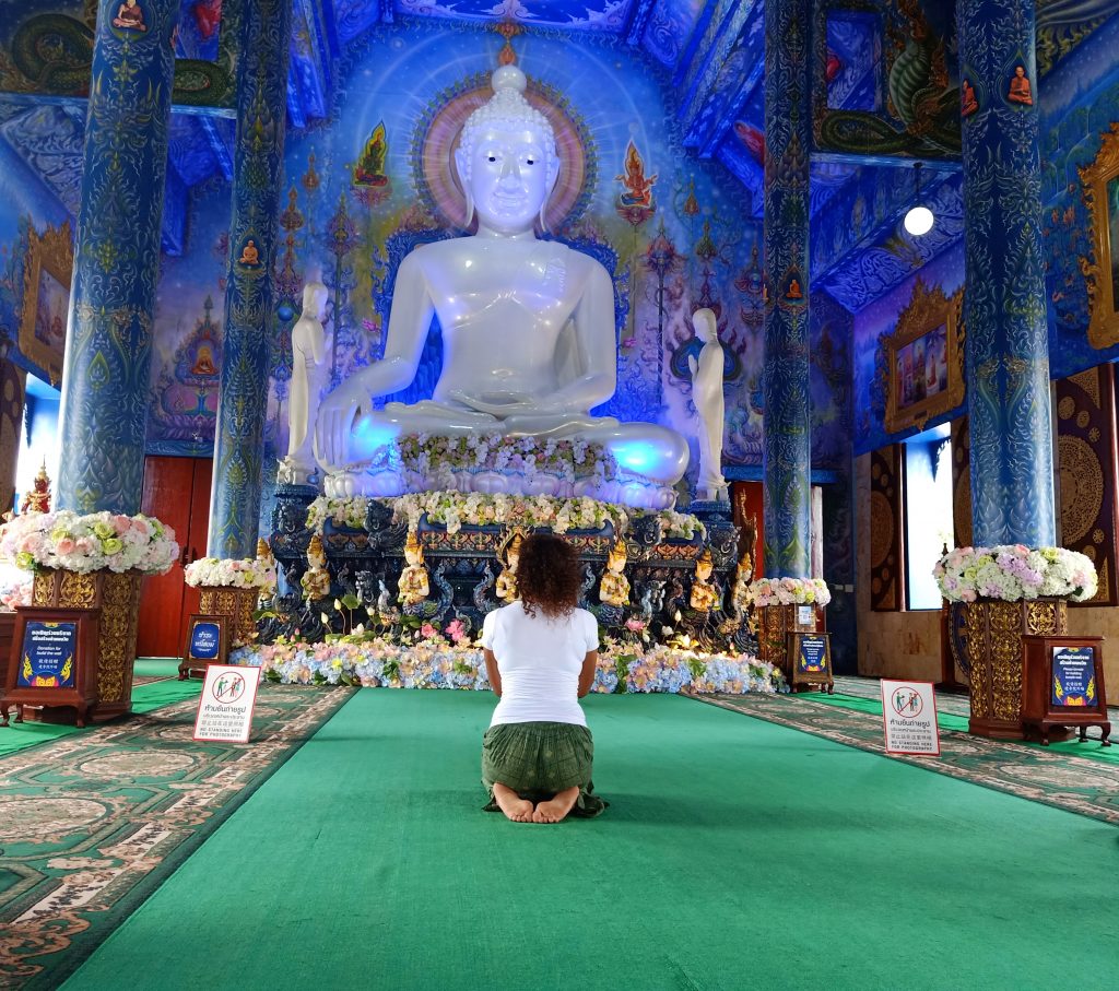 El templo azul es una de las visitas obligadas en el norte de Tailandia